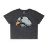 Wo's Stone Wash Heavy Crop Tee Thumbnail