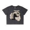 Wo's Stone Wash Heavy Crop Tee Thumbnail