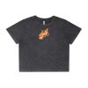 Wo's Stone Wash Heavy Crop Tee Thumbnail
