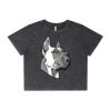 Wo's Stone Wash Heavy Crop Tee Thumbnail