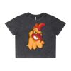 Wo's Stone Wash Heavy Crop Tee Thumbnail