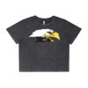 Wo's Stone Wash Heavy Crop Tee Thumbnail