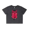 Wo's Stone Wash Heavy Crop Tee Thumbnail
