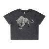 Wo's Stone Wash Heavy Crop Tee Thumbnail