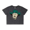 Wo's Stone Wash Heavy Crop Tee Thumbnail