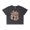 Wo's Stone Wash Heavy Crop Tee Thumbnail