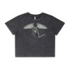 Wo's Stone Wash Heavy Crop Tee Thumbnail