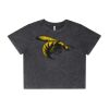 Wo's Stone Wash Heavy Crop Tee Thumbnail