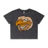 Wo's Stone Wash Heavy Crop Tee Thumbnail