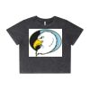 Wo's Stone Wash Heavy Crop Tee Thumbnail