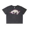 Wo's Stone Wash Heavy Crop Tee Thumbnail