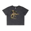 Wo's Stone Wash Heavy Crop Tee Thumbnail