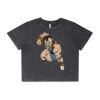 Wo's Stone Wash Heavy Crop Tee Thumbnail