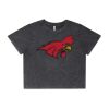 Wo's Stone Wash Heavy Crop Tee Thumbnail