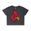 Wo's Stone Wash Heavy Crop Tee Thumbnail