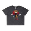 Wo's Stone Wash Heavy Crop Tee Thumbnail