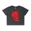 Wo's Stone Wash Heavy Crop Tee Thumbnail