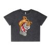 Wo's Stone Wash Heavy Crop Tee Thumbnail