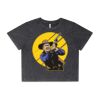 Wo's Stone Wash Heavy Crop Tee Thumbnail