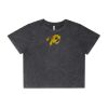 Wo's Stone Wash Heavy Crop Tee Thumbnail