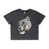 Wo's Stone Wash Heavy Crop Tee Thumbnail