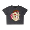 Wo's Stone Wash Heavy Crop Tee Thumbnail
