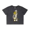 Wo's Stone Wash Heavy Crop Tee Thumbnail