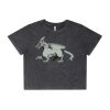 Wo's Stone Wash Heavy Crop Tee Thumbnail