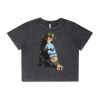 Wo's Stone Wash Heavy Crop Tee Thumbnail