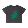 Wo's Stone Wash Heavy Crop Tee Thumbnail