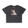 Wo's Stone Wash Heavy Crop Tee Thumbnail