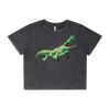 Wo's Stone Wash Heavy Crop Tee Thumbnail