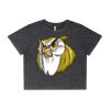 Wo's Stone Wash Heavy Crop Tee Thumbnail
