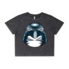 Wo's Stone Wash Heavy Crop Tee Thumbnail