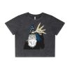 Wo's Stone Wash Heavy Crop Tee Thumbnail