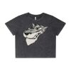 Wo's Stone Wash Heavy Crop Tee Thumbnail
