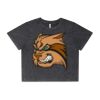 Wo's Stone Wash Heavy Crop Tee Thumbnail
