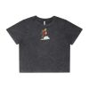 Wo's Stone Wash Heavy Crop Tee Thumbnail