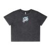 Wo's Stone Wash Heavy Crop Tee Thumbnail