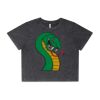 Wo's Stone Wash Heavy Crop Tee Thumbnail