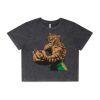 Wo's Stone Wash Heavy Crop Tee Thumbnail