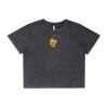 Wo's Stone Wash Heavy Crop Tee Thumbnail