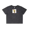 Wo's Stone Wash Heavy Crop Tee Thumbnail