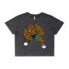 Wo's Stone Wash Heavy Crop Tee Thumbnail
