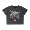 Wo's Stone Wash Heavy Crop Tee Thumbnail