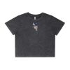 Wo's Stone Wash Heavy Crop Tee Thumbnail