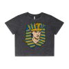 Wo's Stone Wash Heavy Crop Tee Thumbnail