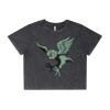 Wo's Stone Wash Heavy Crop Tee Thumbnail