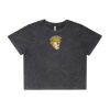 Wo's Stone Wash Heavy Crop Tee Thumbnail