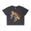 Wo's Stone Wash Heavy Crop Tee Thumbnail